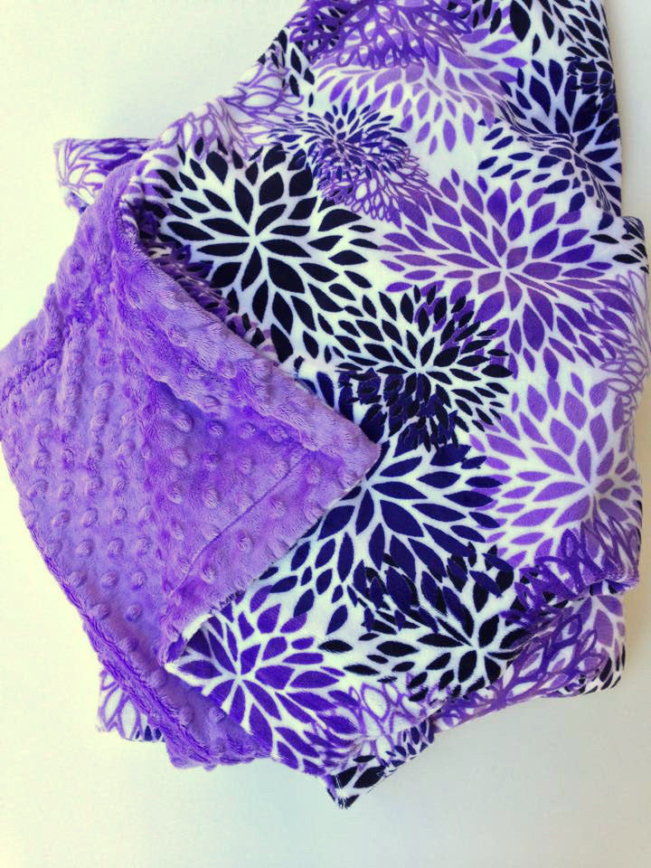 SPECIAL Order Minky Baby Blanket Lovey 22x 14 inch x 4 total