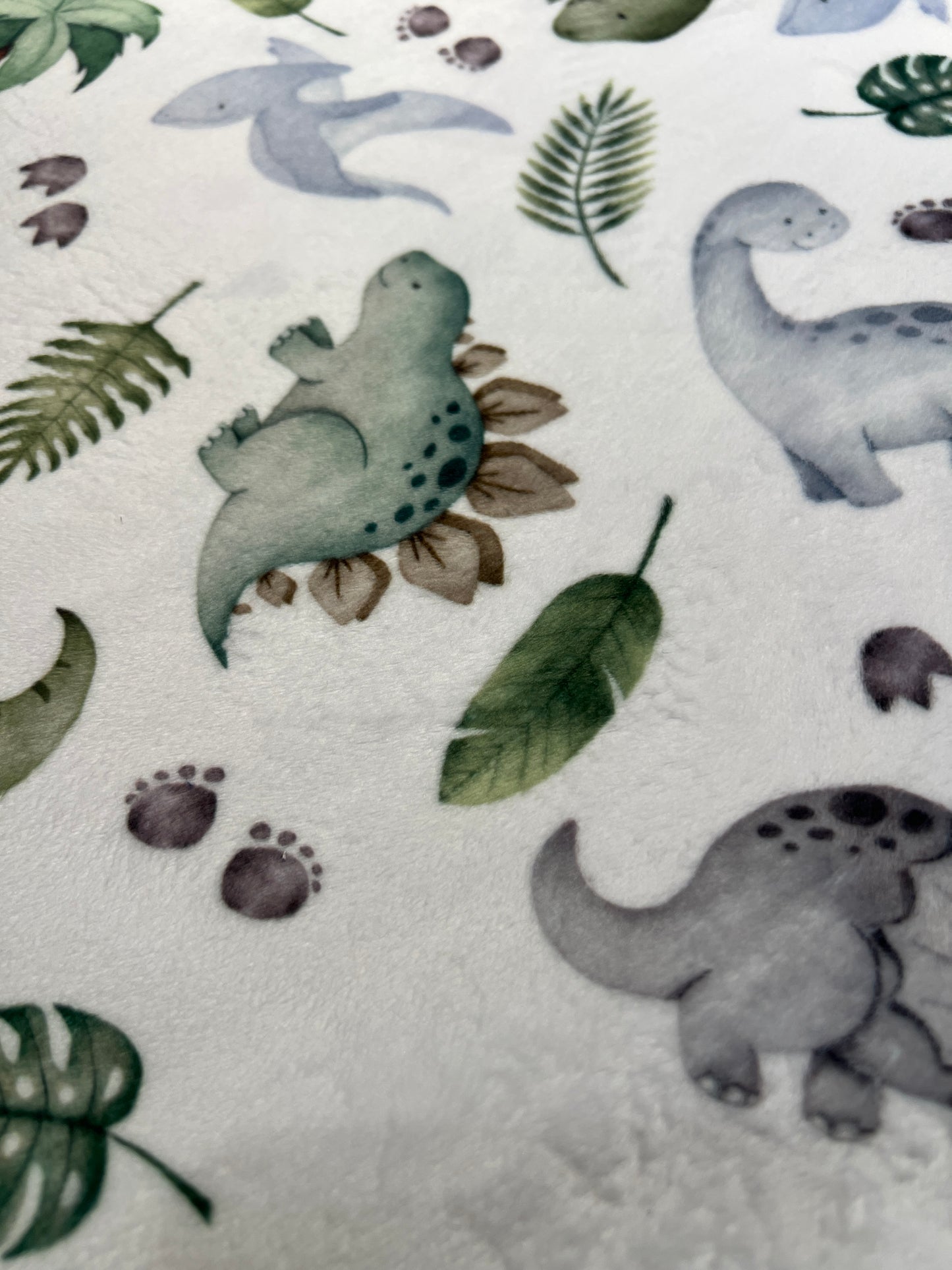 Elephant Minky Baby Blanket, Baby Boy Shower Gift