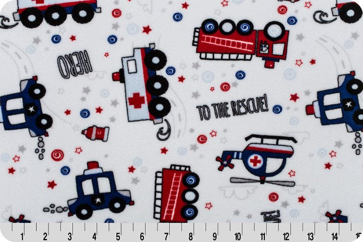 Personalized Fire Truck Blanket, Minky Baby Blanket, Baby Boy Blanket or Baby Girl Blanket, Firefighter, Fireman, EMS, Police Baby Blanket