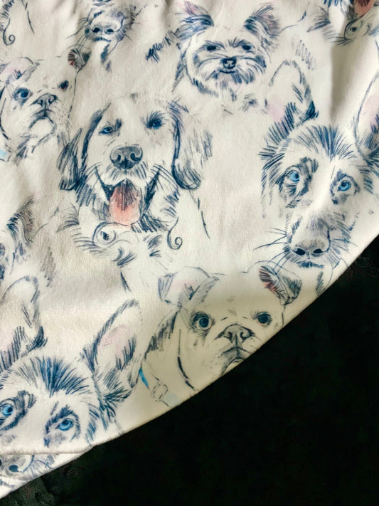 Dog Minky Blanket. Adult Minky Blanket, Personalized Dog Throw Blanket, Dog Lovers Blanket