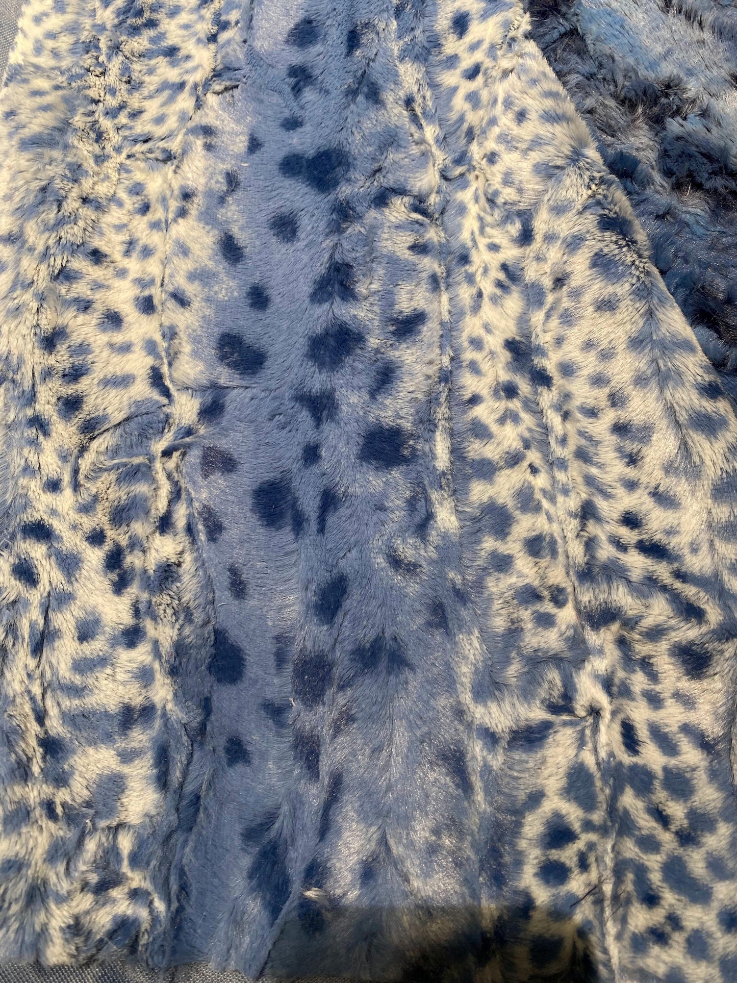 Fawn Faux Fur Minky Blanket, Bluebell Lux Cuddle Fawn, Wild Rabbit Minky Throw Blanket,Adult Minky Blanket