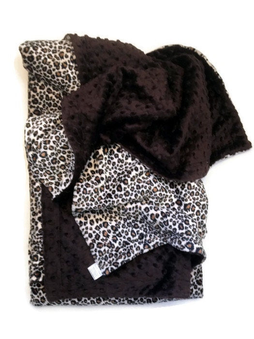 Minky Baby Blanket, Cheetah Blanket, Animal Print Blanket, Kids Minky Blanket, Baby Boy Blanket, Baby Girl Blanket, Crib Blanket, 36 x 45 in