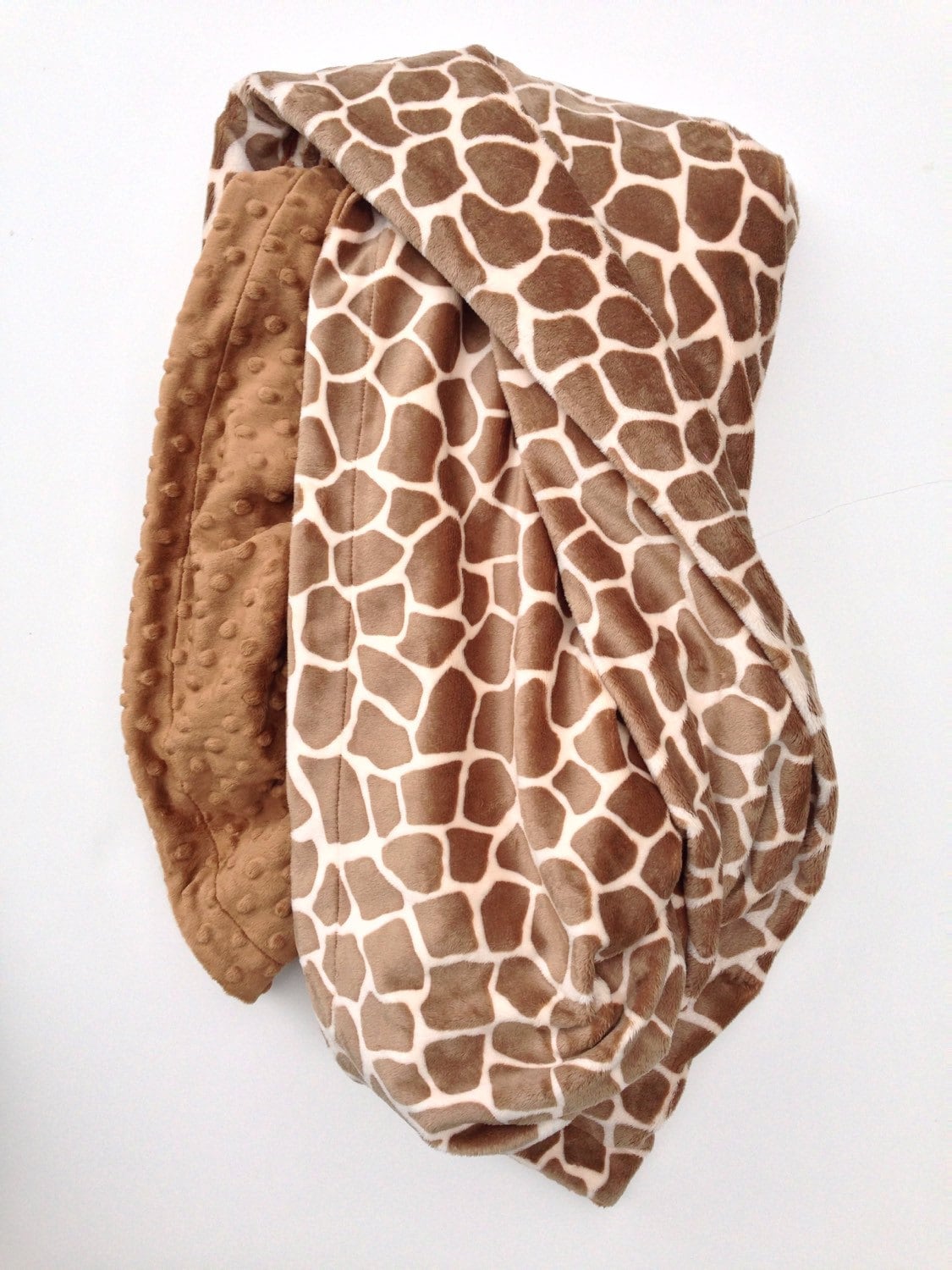 Minky Giraffe Blanket Animal Print Blanket Lap Blanket Baby Girl Blanket Boy Minky Blanket Giraffe Toddler Blanket Size 40 x 50