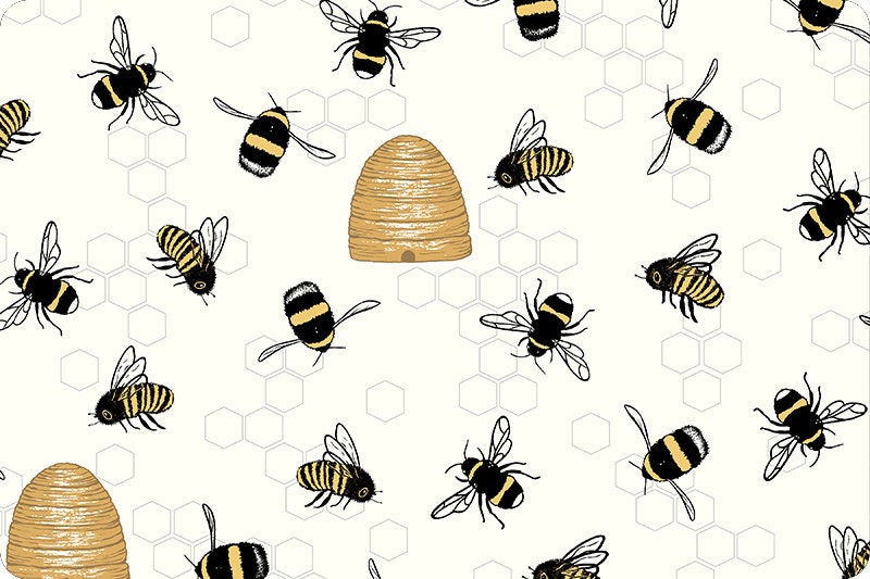 Bee Keepers Minky Blanket, Personalized Minky Throw Blanket, Bumble Bee Lovers, Honey Bee Minky Adult Blanket
